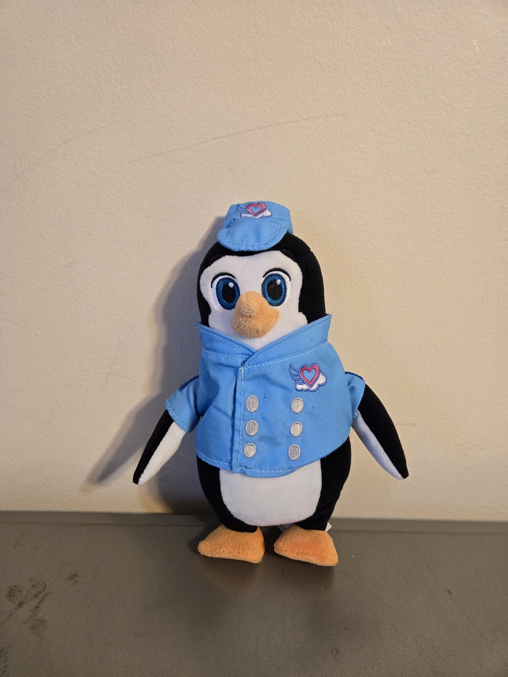 Disney Store Junior T.O.T.S. (Tiny Ones Transport Service) Pip Penguin Plush Toy